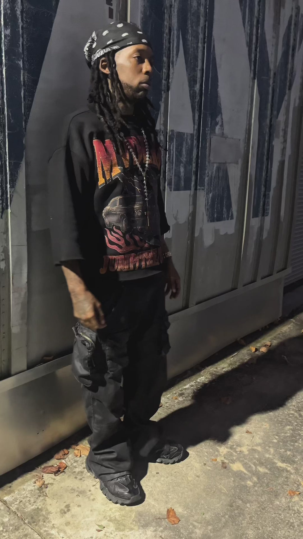 “Jump The Start” Cropped Crew Neck