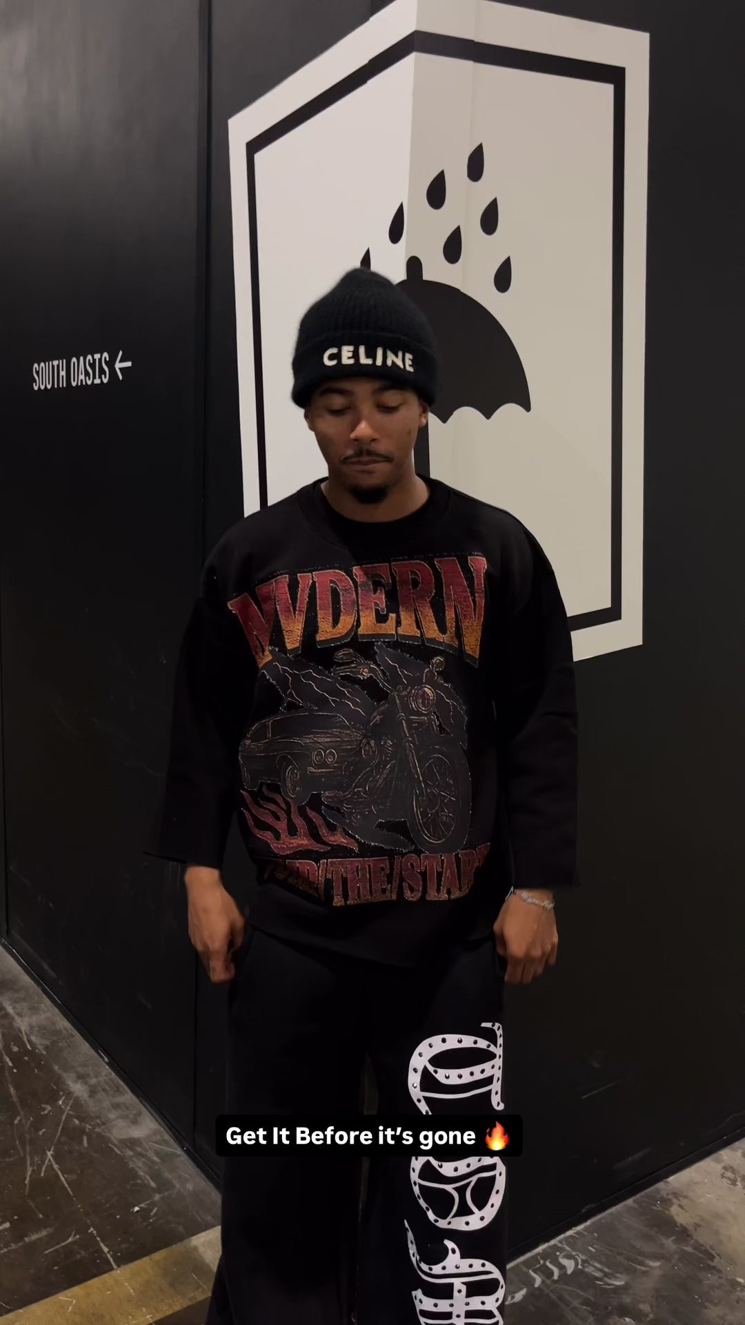 “Jump The Start” Cropped Crew Neck